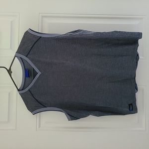 Irideon - grey sleeveless top, tech fabric, X-large